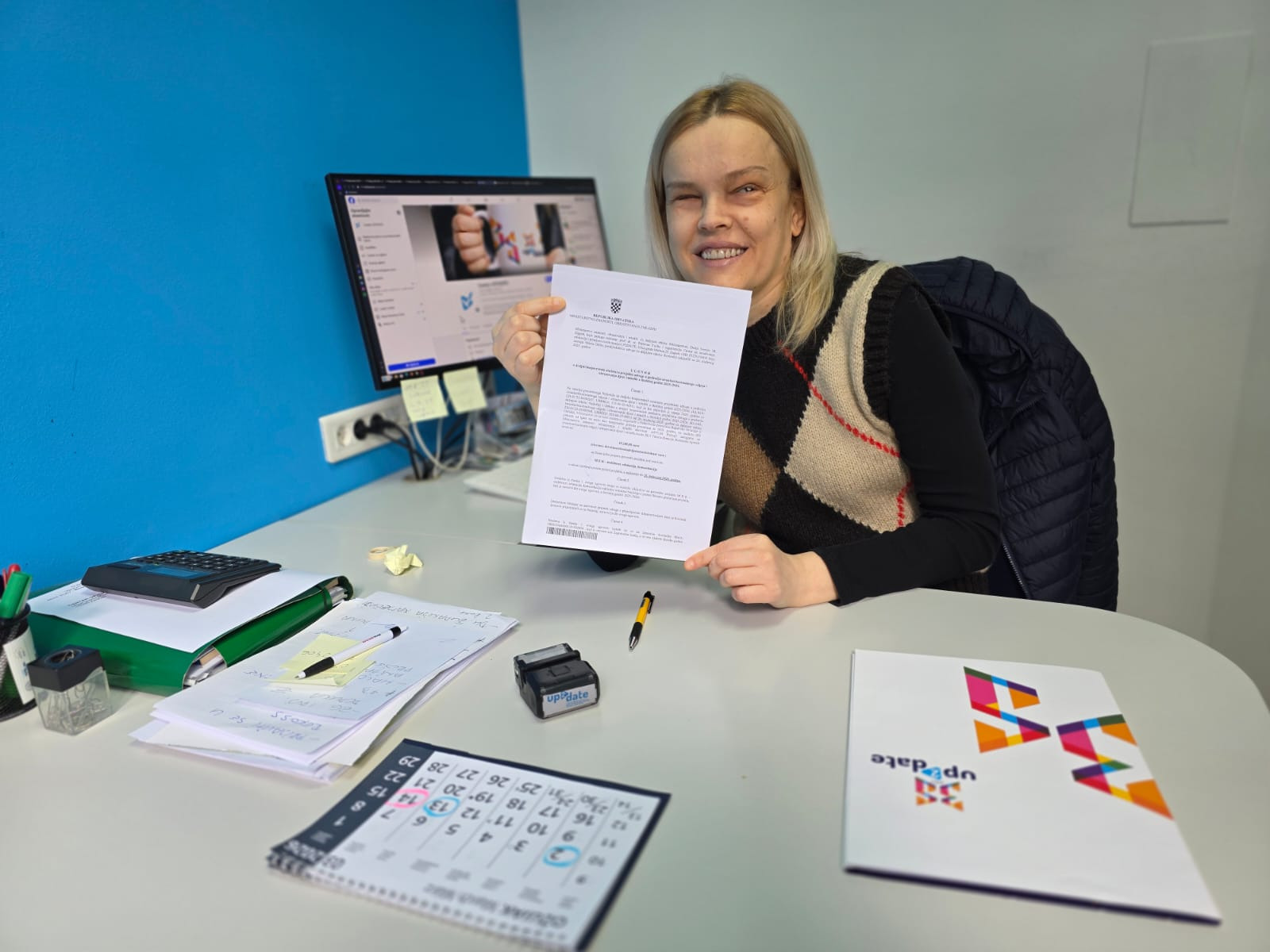 Dopredsjednica Marija potpisala novi ugovor o realizaciji projekta MEK